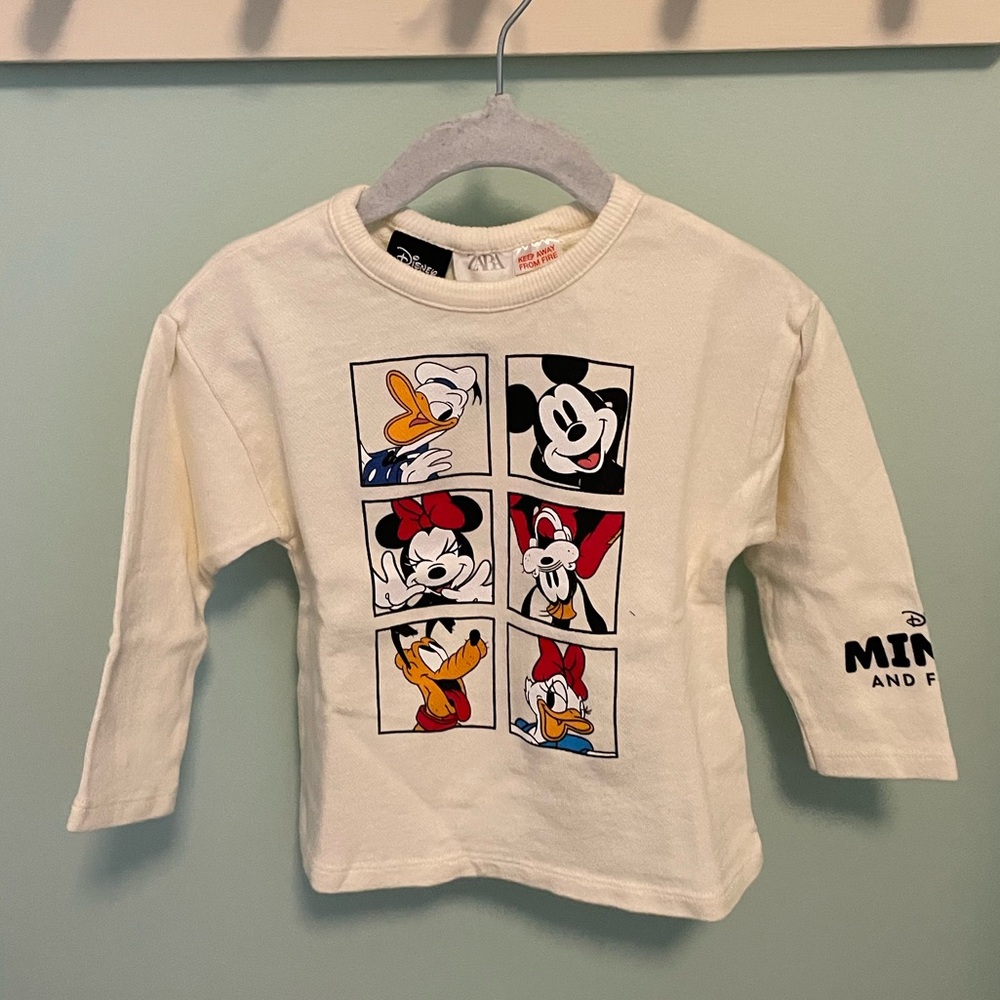 ZARA MICKEY MOUSE AND FRIENDS DISNEY T-SHIRT